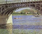 Gustave Caillebotte The Bridge at Argenteuil and the Seine oil painting artist